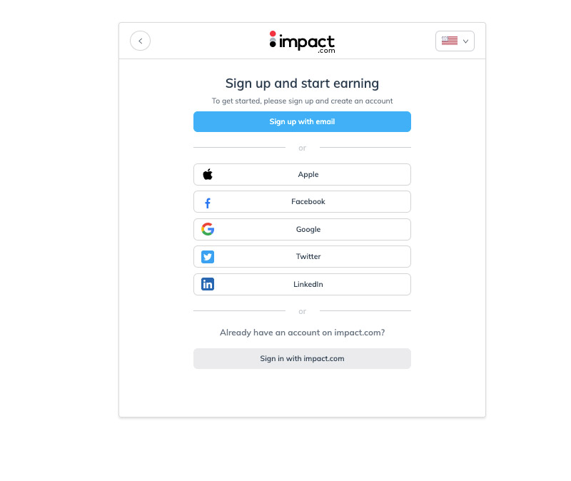Signup Screen